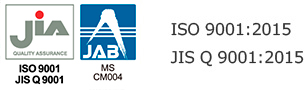 ISO 9001:2015 / JIS Q 9001:2015 ロゴ